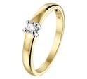 House collection Ring Zirconia Bicolor Gold