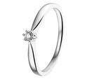 House Collection Ring Diamond 0.05ct H SI White Gold
