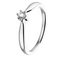 House Collection Ring Diamond 0.08ct H SI White Gold