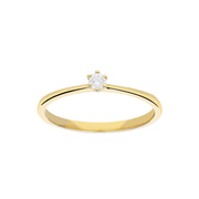 Glow Gold Ring - Shiny Diamond 1-0.07ct G/si 214.2014.52