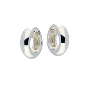 Silver folding earrings - round tube 5 mm 107.0069.14