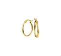 House collection Creoles Yellow gold Shiny 2 mm x 16.5 mm