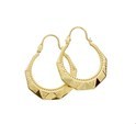 House collection Creoles Lapide Yellow gold Shiny