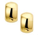 House collection Stud earrings Yellow gold Shiny