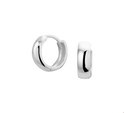 House collection Folding earrings White gold Shiny 10 x 3.4 mm