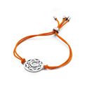CO88 Collection Chakra 8CB 90213 Bracelet with Steel Element - Sacral Chakra Ø 20 mm - One-size - Orange