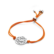 CO88 Collection Chakra 8CB 90213 Bracelet with Steel Element - Sacral Chakra  20 mm - One-size - Orange