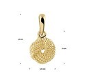 Home Collection Pendant Yellow Gold Button