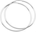 Earrings 1015590 round tube silver polished 1.8 mm tube x 60 mm
