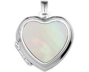 House Collection Medallion Heart Silver Shiny 17.0 mm x 17.5 mm