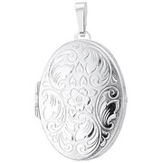 House Collection Medallion Engraving Silver 37.0 mm x 27.5 mm