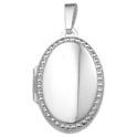 House Collection Medallion Silver Shiny 23.5 mm x 17.0 mm