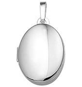 House Collection Medallion Silver Shiny 15.0 mm x 11.0 mm