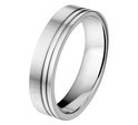 House Collection Ring A502 - 5.5 Mm - Without Cz Steel