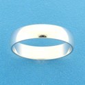House Collection Ring A414 - 5 Mm - Without Stone White Gold