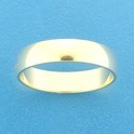 House Collection Ring A413 - 5 Mm - Without Stone Yellow Gold