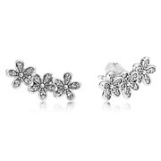 Pandora 290744CZ earrings silver Daisies