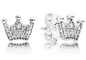 Pandora 297127CZ Earrings silver Enchanted Crowns