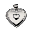 Medallion 145.0095.00 Heart silver 16 x 14 mm