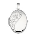 Glow 145.0016.00 Medallion Oval Worked silver 31 x 21 mm