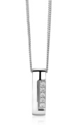 Zinzi by Mart Visser MVC17 Necklace Pendant Tight silver-zirconia 45 cm