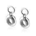 Zinzi ZICH1769 Earring charm round shapes silver