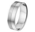 House Collection Ring A511 - 7 Mm - Without Cz Steel