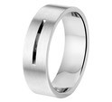 House Collection Ring A506 - 7 Mm - Without Cz Steel