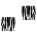 House Collection Ear Studs Oxi Silver Oxidized 9 mm x 9 mm