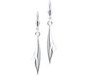 House Collection Earrings Silver Shiny 29 mm x 6.5 mm