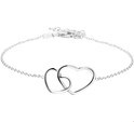 Bracelet Silver Heart 1.2 mm 16 + 3 cm