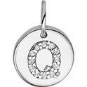 Home Collection Silver Charm Letter Q with Zirconia