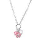 Home Collection 1019863 Silver Necklace Flower And Zirconia 1.7 mm 35 + 5 cm