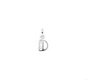 Home Collection Charms Letter D Zirconia Row Silver