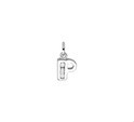Home Collection Charms Letter P Zirconia Row Silver