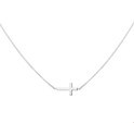House collection 1324419 Silver Chain Cross 1.0 mm 40 + 5 cm