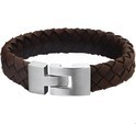 House collection Bracelet Steel Leather 15 mm 21.5 cm