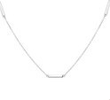 House collection 1325587 Silver Chain Bar 1.2 mm 40 + 4 cm