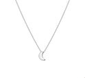 House collection 1325585 Silver Necklace Moon 1.2 mm 40 + 4 cm