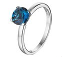 House collection Ring London Blue Topaz White gold