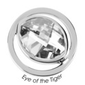 Quoins Disk Eye of the Tiger steel silver Large QMOK-03L-E-CC