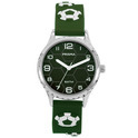 Coolwatch by Prisma CW.352 Children's watch Football steel/silicone green-white 30 mm