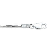 House collection Bracelet Silver Snake Round 2.0 mm 18 cm