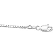 House collection 1001726 Silver Venetian Necklace 1.5 mm x 40 cm