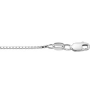House collection 1001743 Silver Venetian Necklace 1.3 mm x 50 cm
