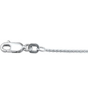 House collection 1018816 Silver Chain Venetian Sphere 1.2 mm x 42 cm