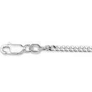 House collection 1002012 Silver Gourmet Necklace 2.4 mm x 45 cm