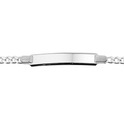 House Collection Engraving Bracelet Silver Gourmet 6 mm 18 cm