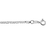 House collection 1001894 Silver Chain Figaro 2.0 mm x 45 cm