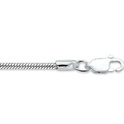 House collection 1002336 Silver Chain Snake Round 1.2 mm x 40 cm